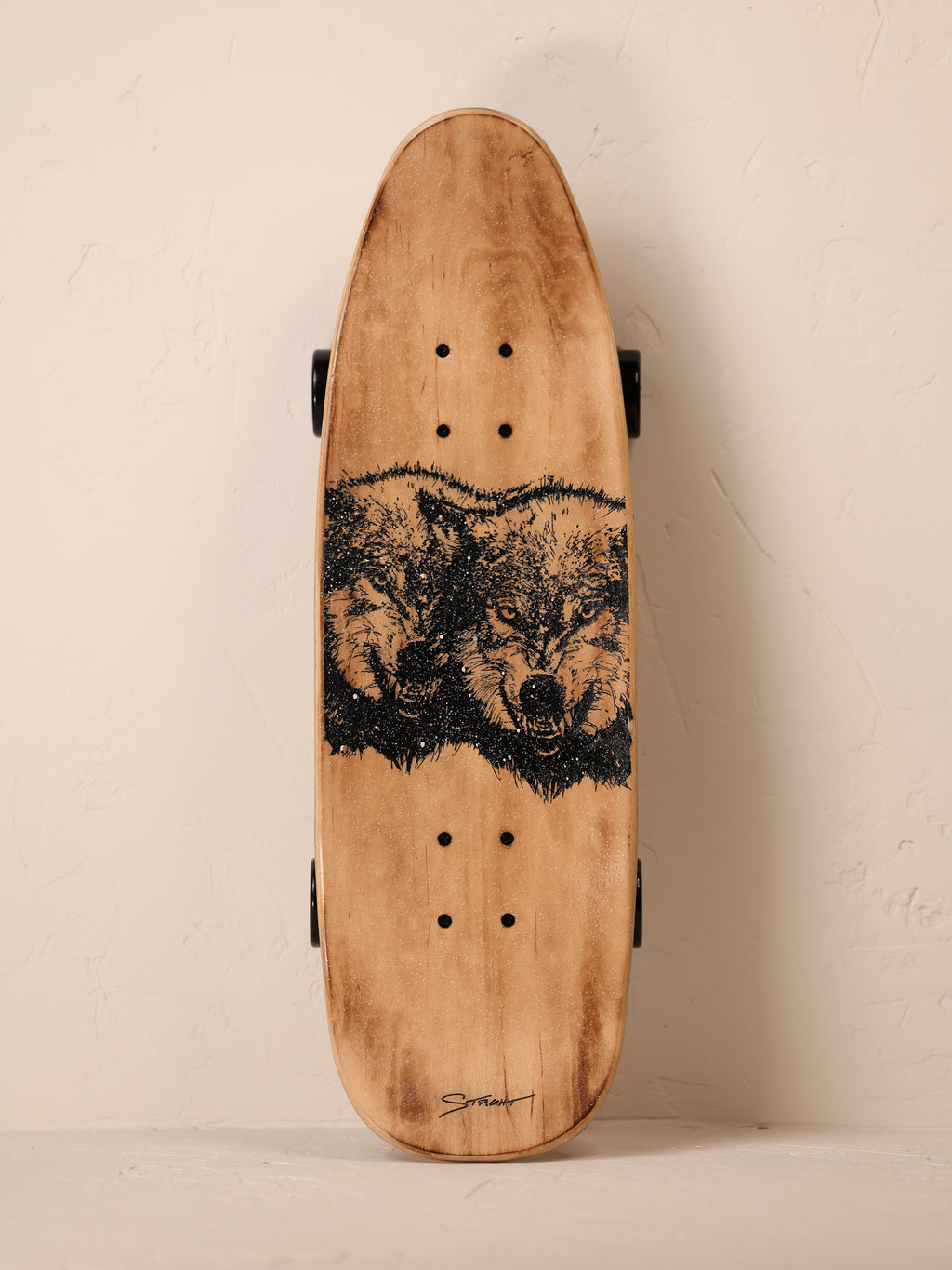 Woof Woof | Black & White Speckle | Street Cruiser Complete