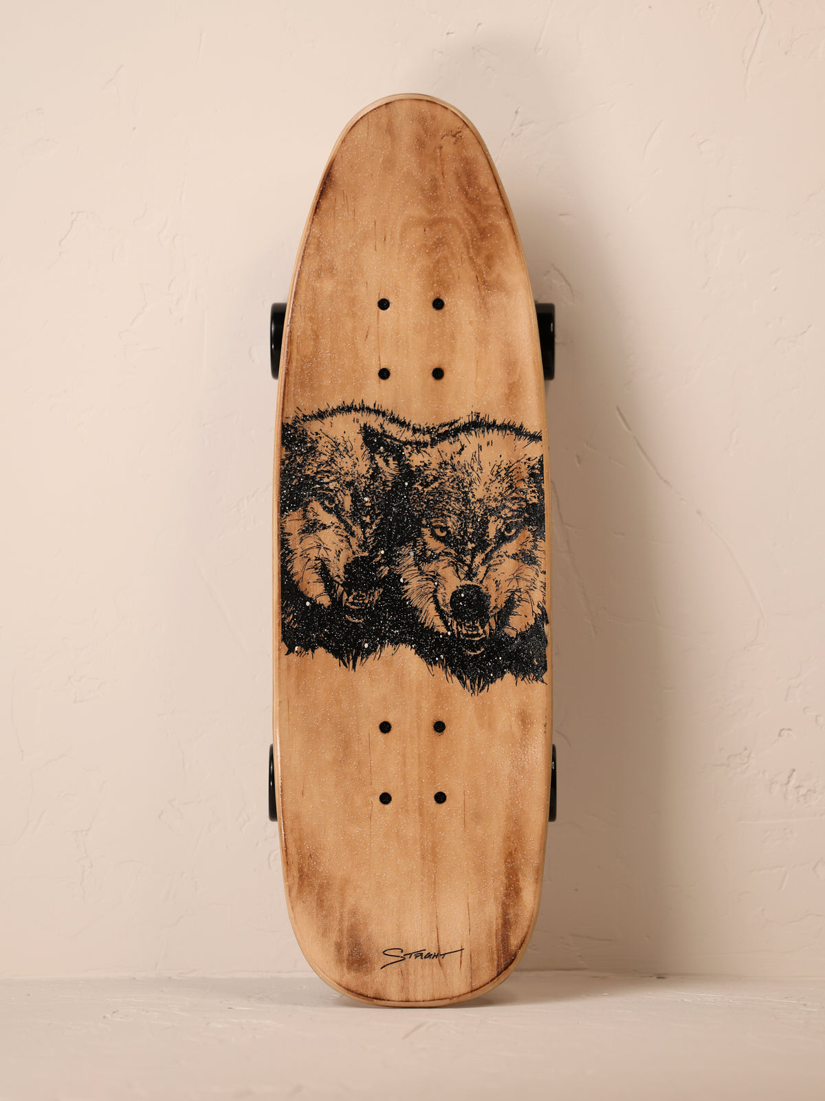 Woof Woof | Black & White Speckle | Street Cruiser Complete