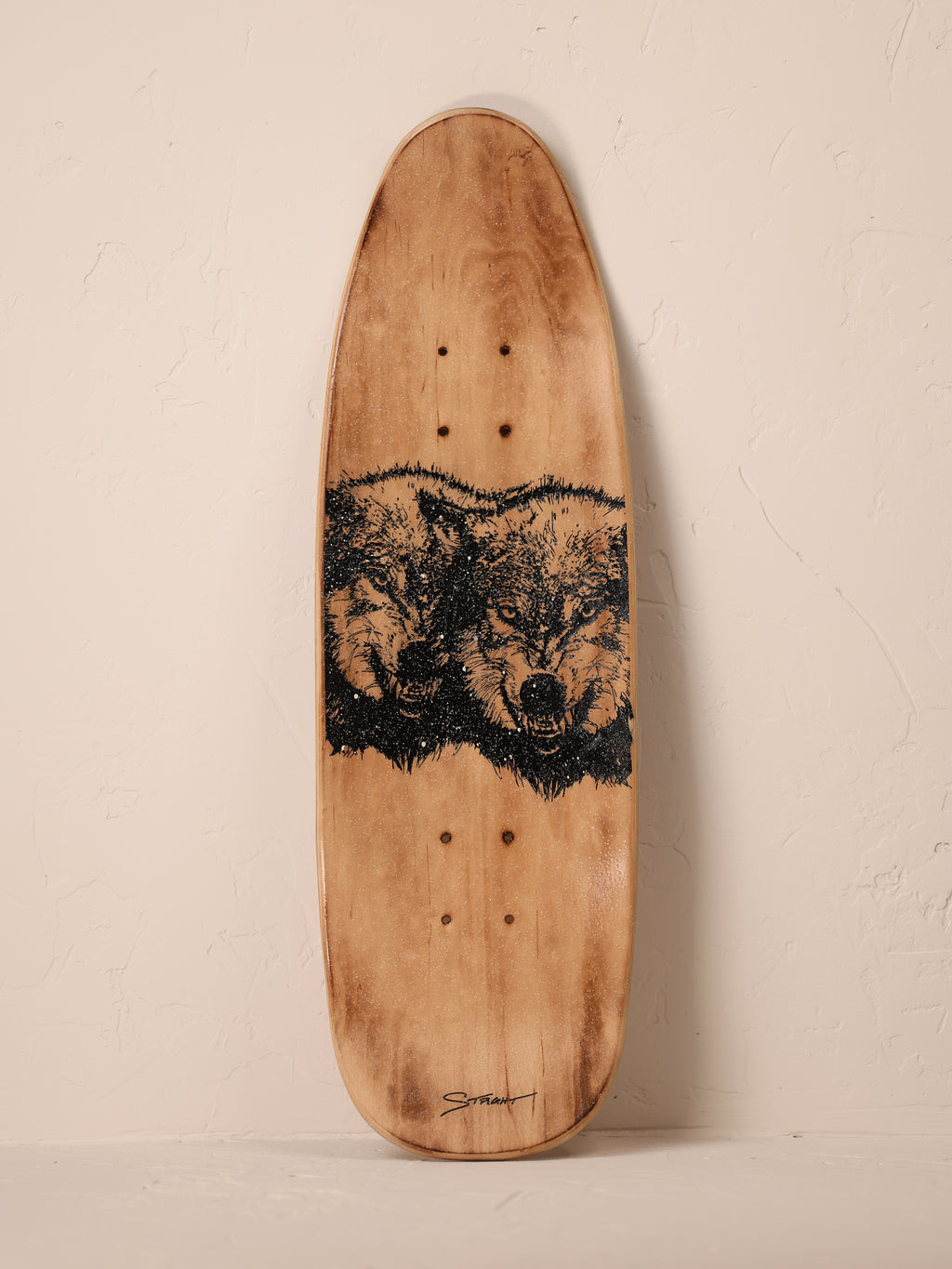 Woof Woof | Black & White Speckle | Street Cruiser Deck Only