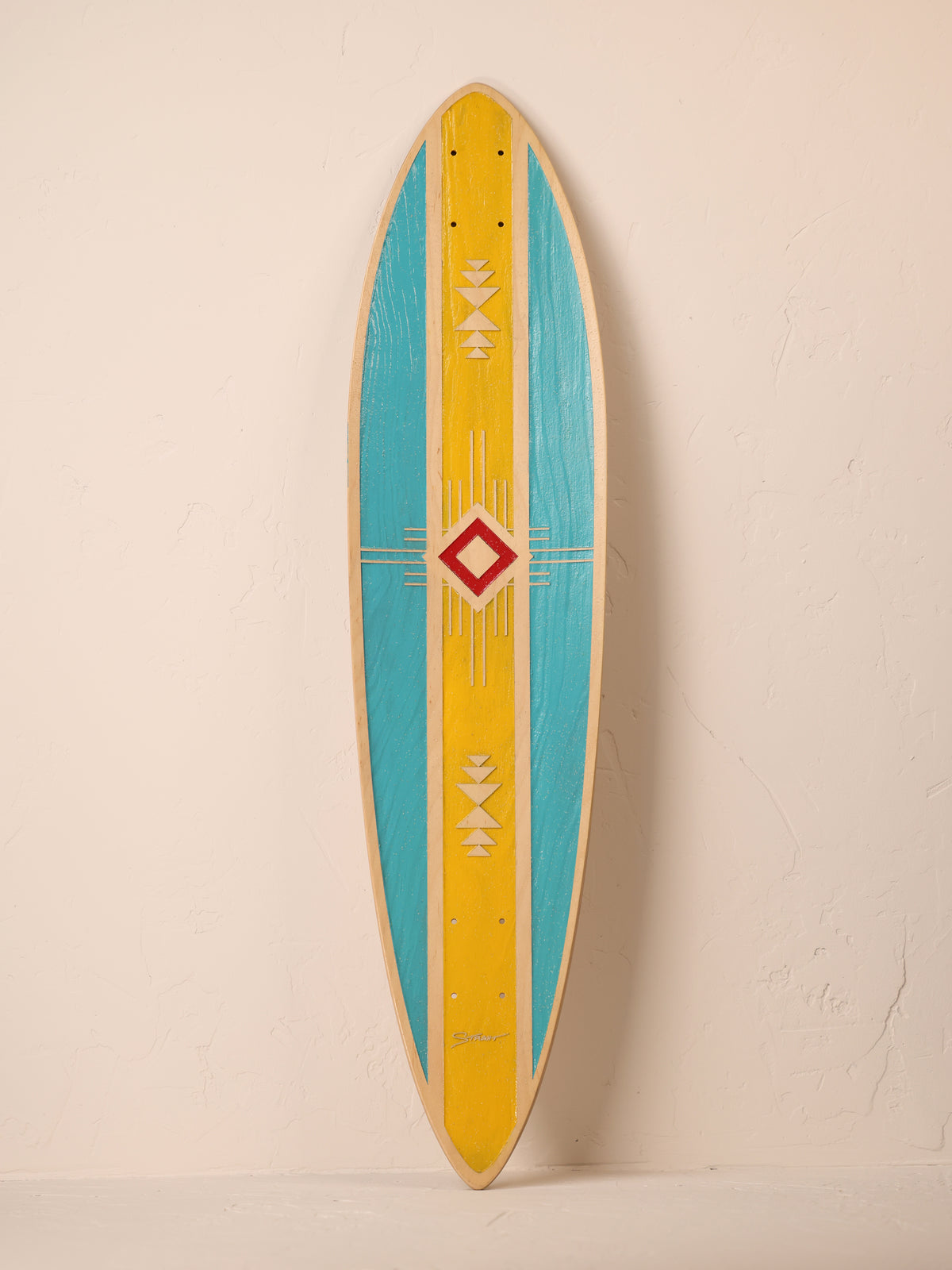 Rancho | Cologne Blue & Amarillo | Longboard Deck Only