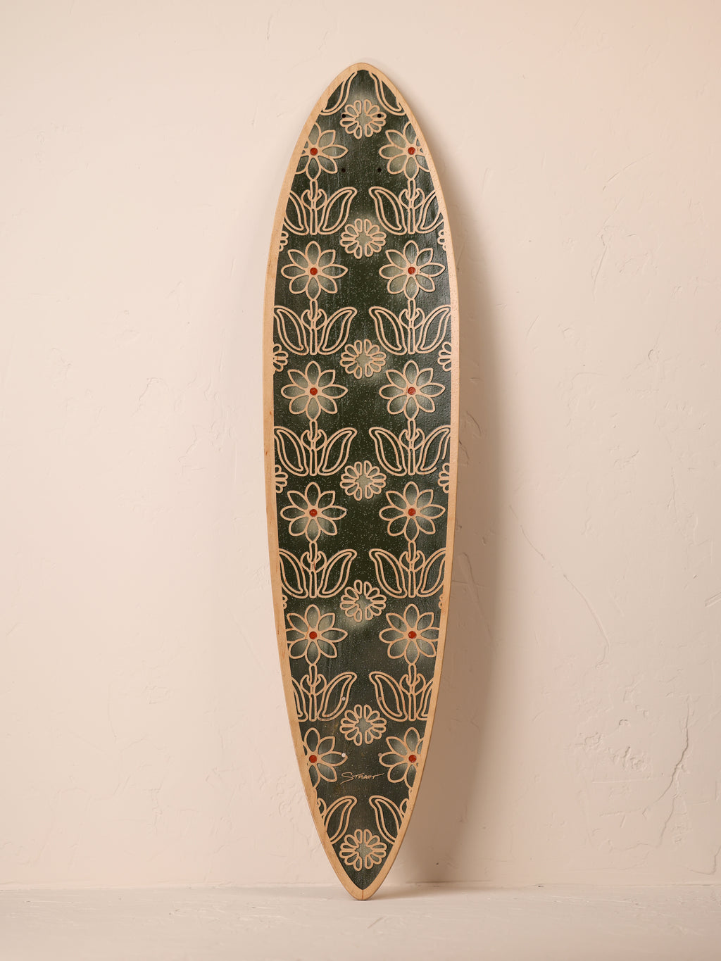Daisydreamer | Olive & Rust | Longboard Deck Only