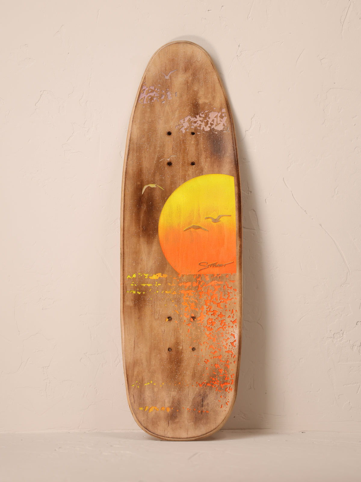 Golden Hour | Neon Sunset Ombre | Street Cruiser Deck Only