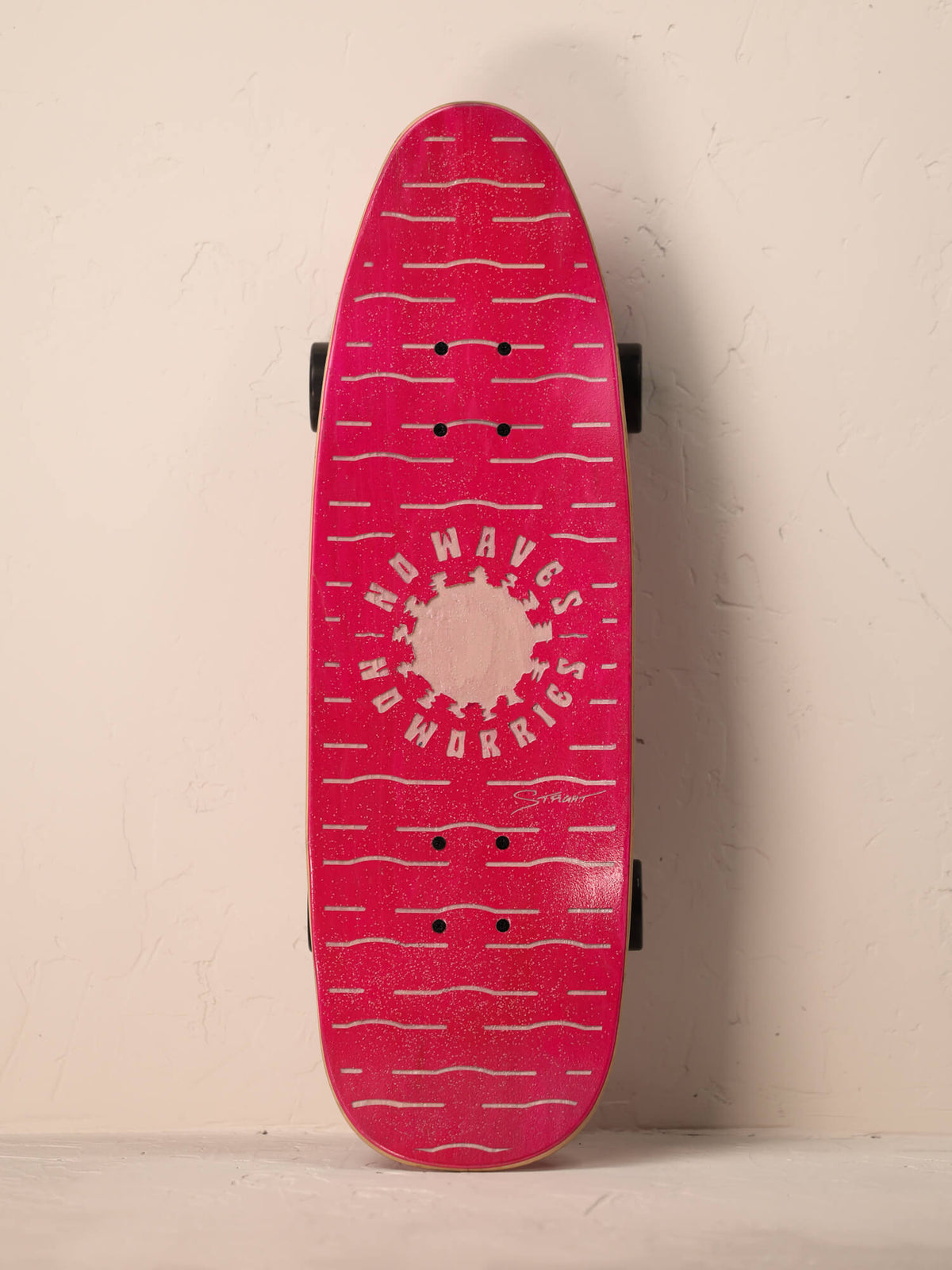 No Waves No Worries Full Carved B | Street Cruiser Complete