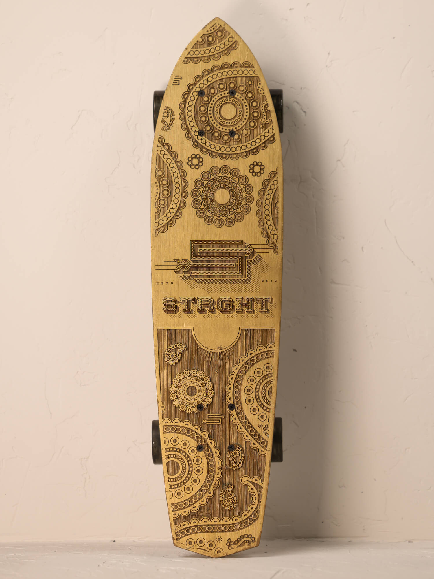 Golden Paisley Logo | Retro Cruiser Complete
