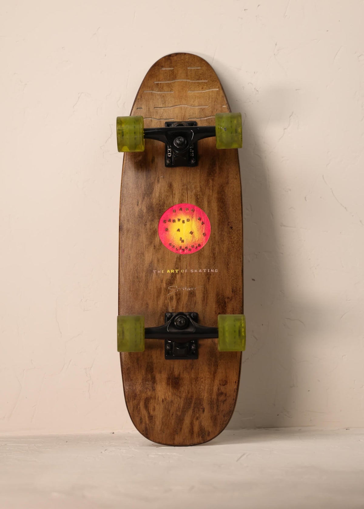 No Waves No Worries Full Carved C | Street Cruiser Complete