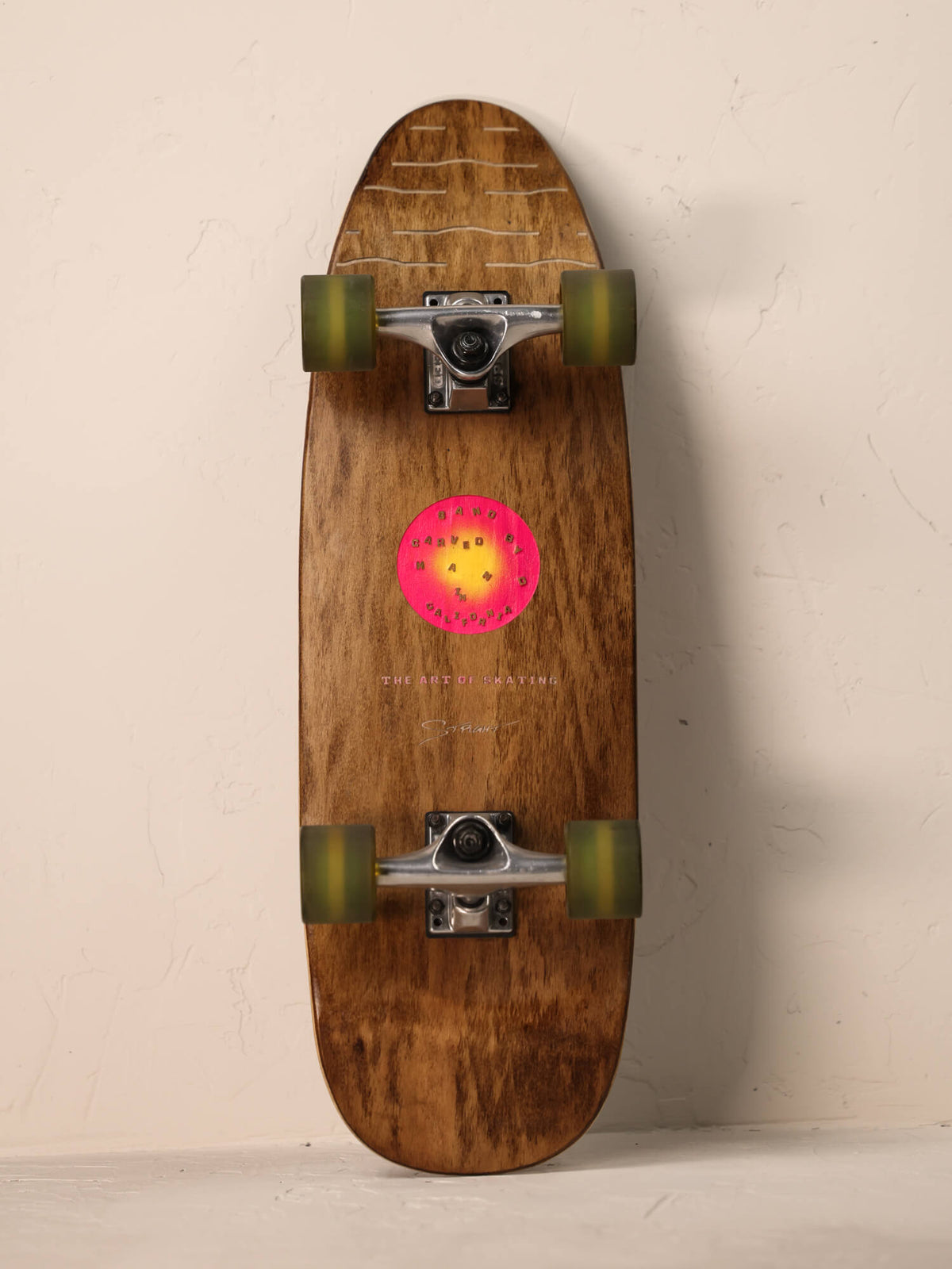 No Waves No Worries Half Carved | Street Cruiser Complete