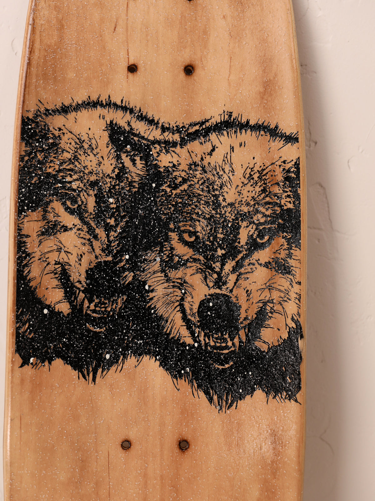 Woof Woof | Black & White Speckle | Street Cruiser Deck Only