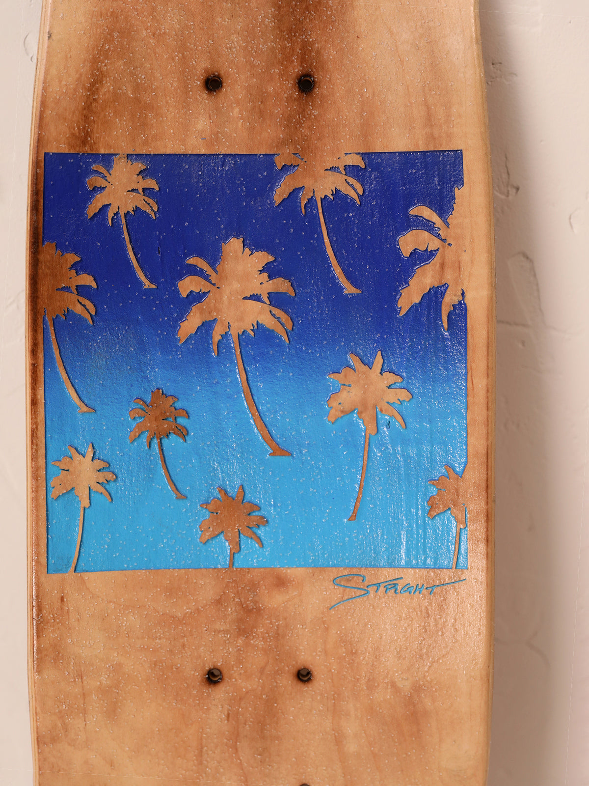 Baja Pop Crop Top | Burnt Blue Ombre | Street Cruiser Deck Only