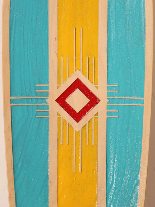 Rancho | Cologne Blue & Amarillo | Longboard Deck