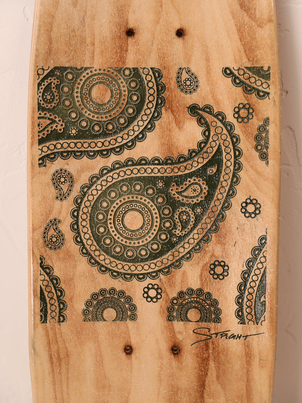 Paisley Crop Top | Army & Olive | Street Cruiser Deck Only