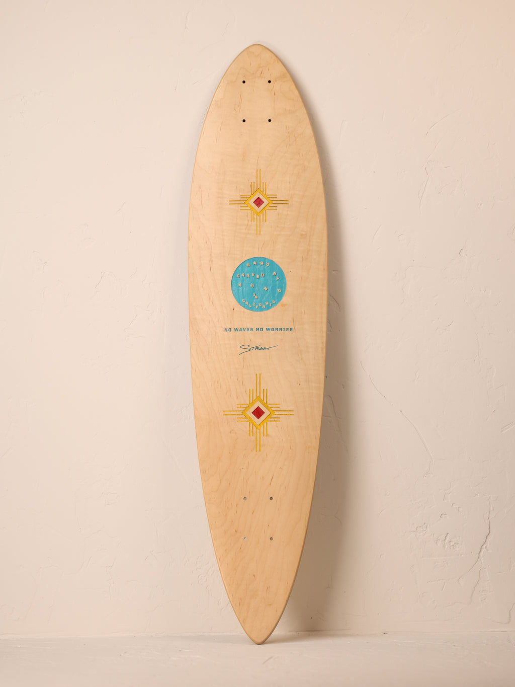 Rancho | Cologne Blue & Amarillo | Longboard Deck Only