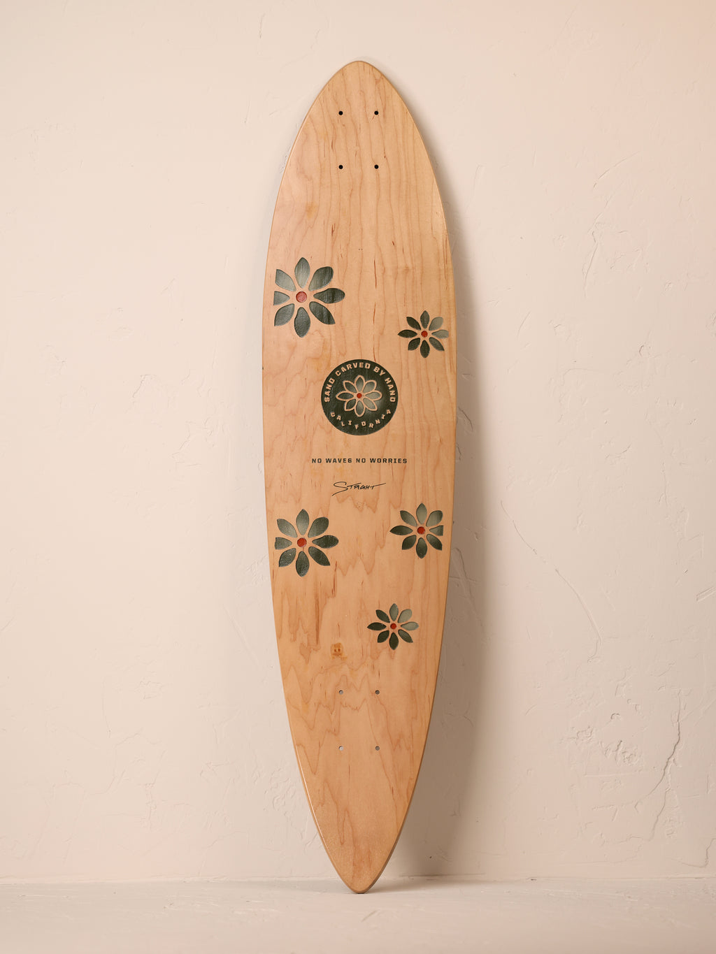 Daisydreamer | Olive & Rust | Longboard Deck Only