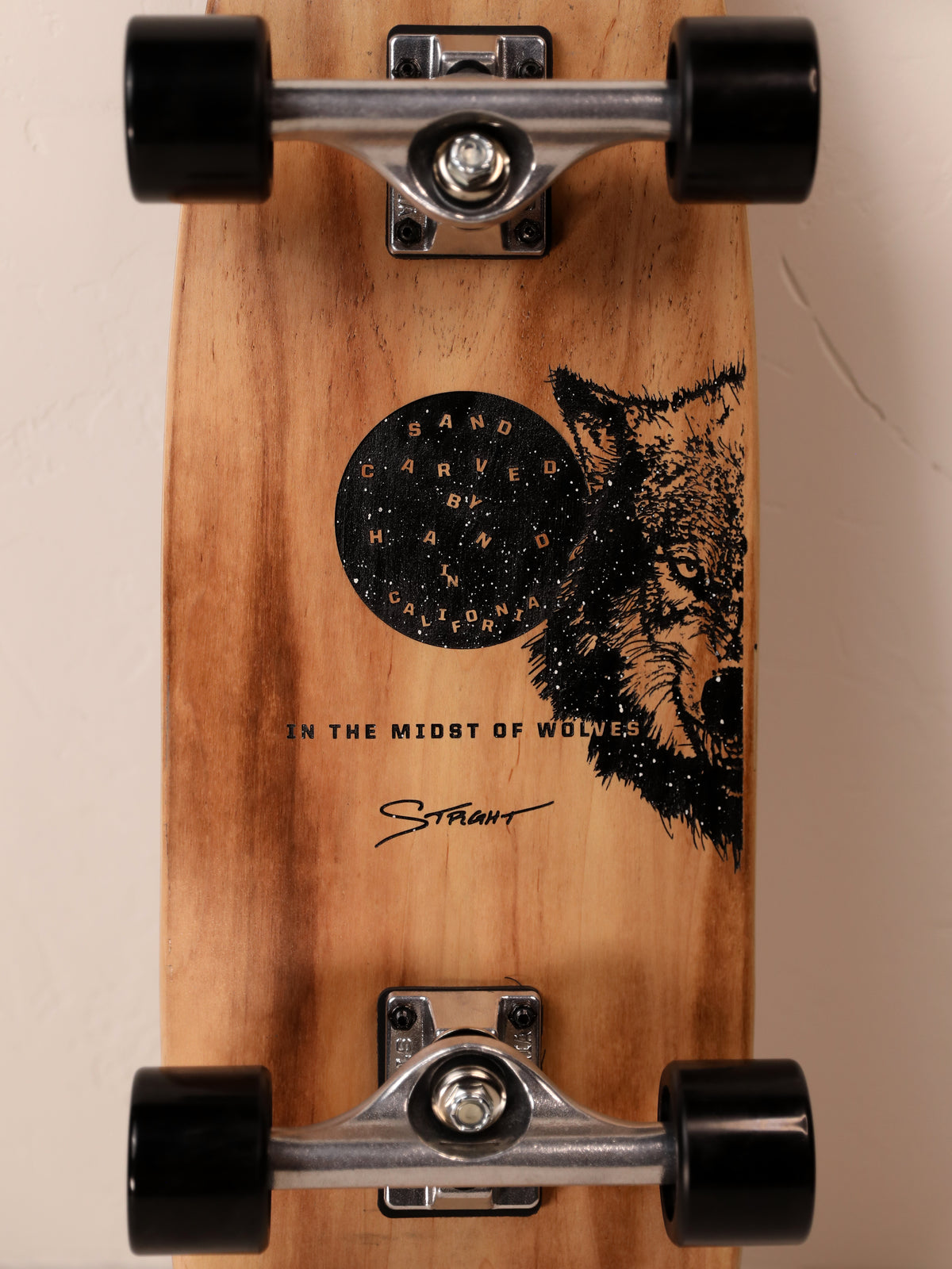 Woof Woof | Black & White Speckle | Street Cruiser Complete