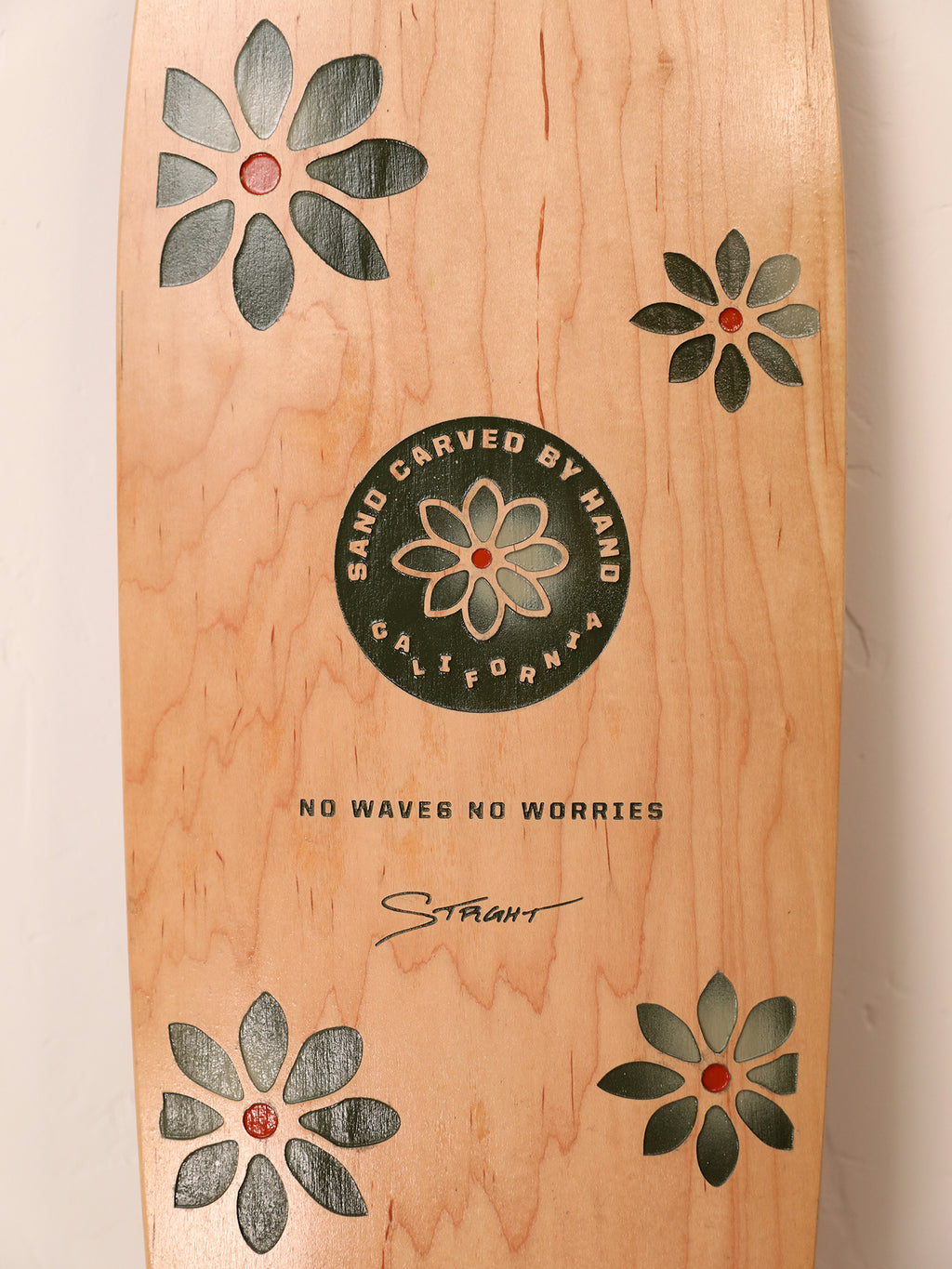 Daisydreamer | Olive & Rust | Longboard Deck Only