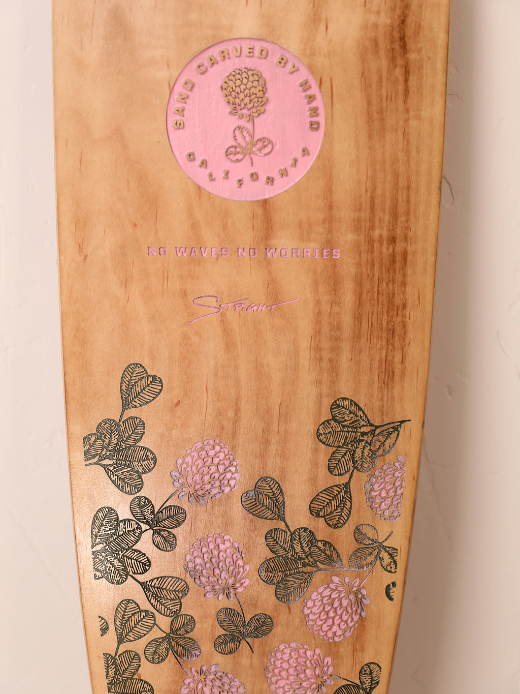 Primrose | Tokyo Pink & Olive | Longboard Deck Only