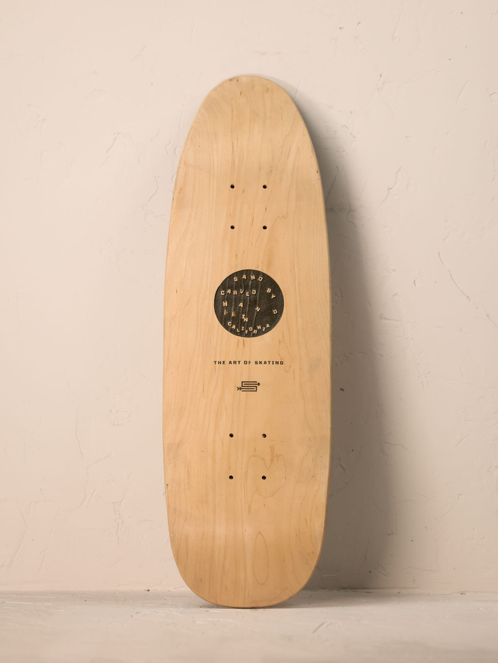 No Waves No Worries Half Carved A | Street Cruiser Deck