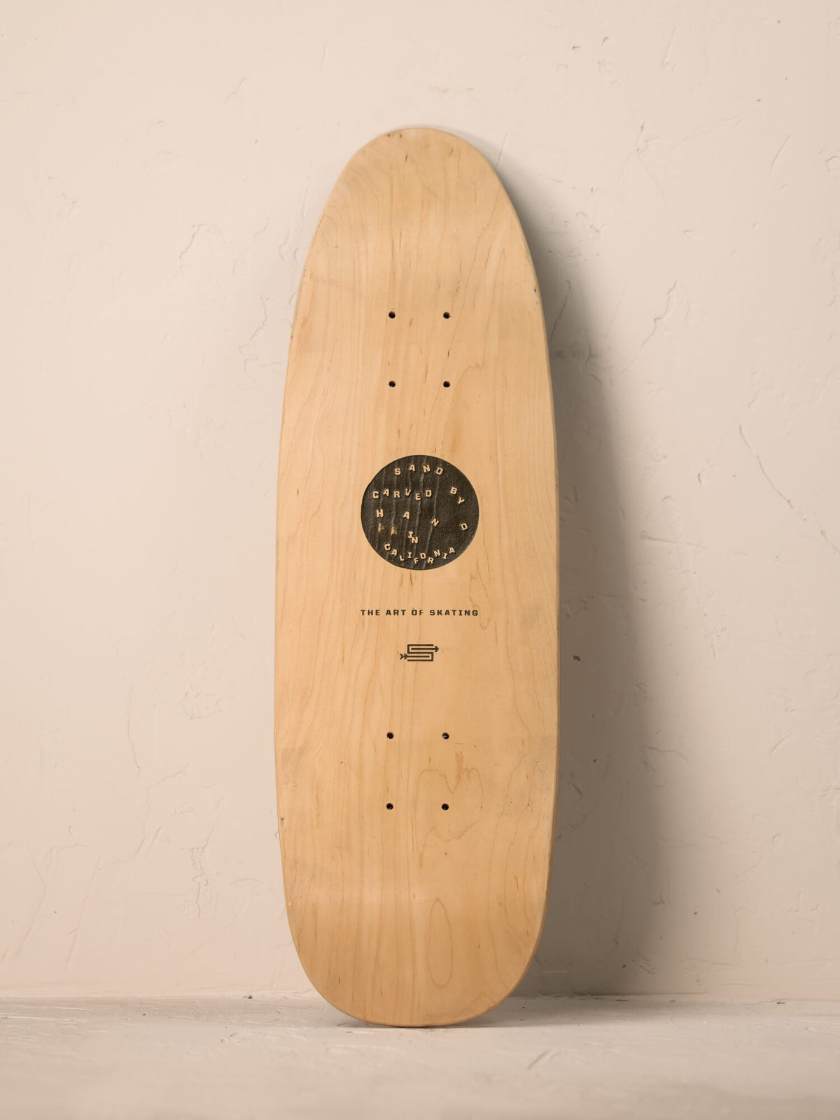 No Waves No Worries Half Carved A | Street Cruiser Deck