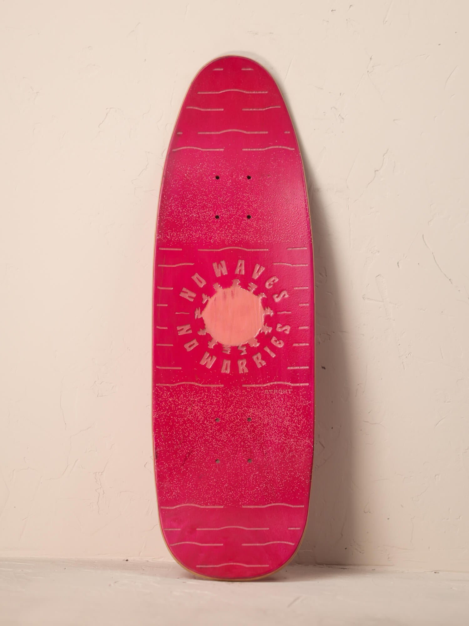 No Waves No Worries Full Carved C | Street Cruiser Deck