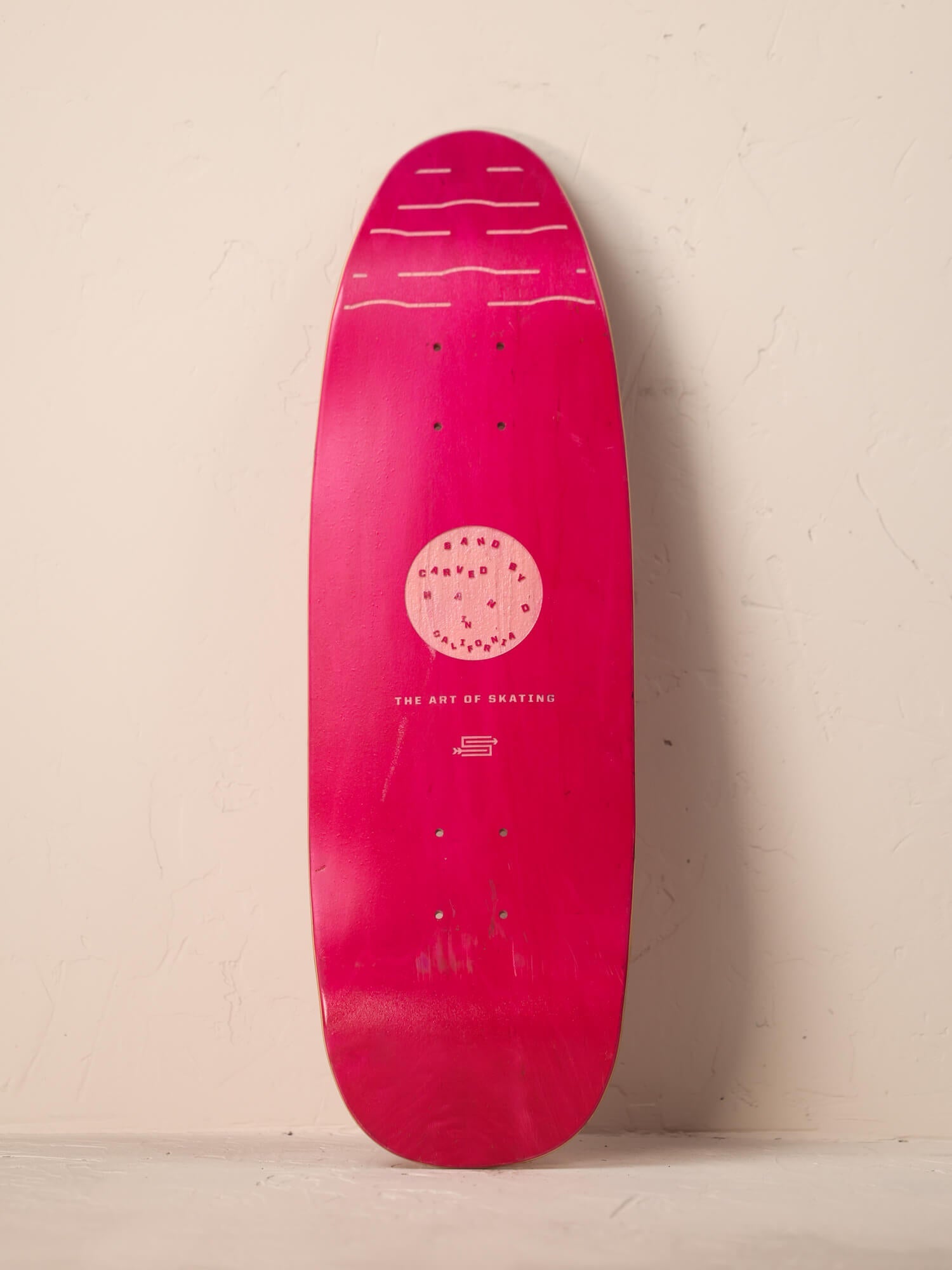 No Waves No Worries Full Carved C | Street Cruiser Deck