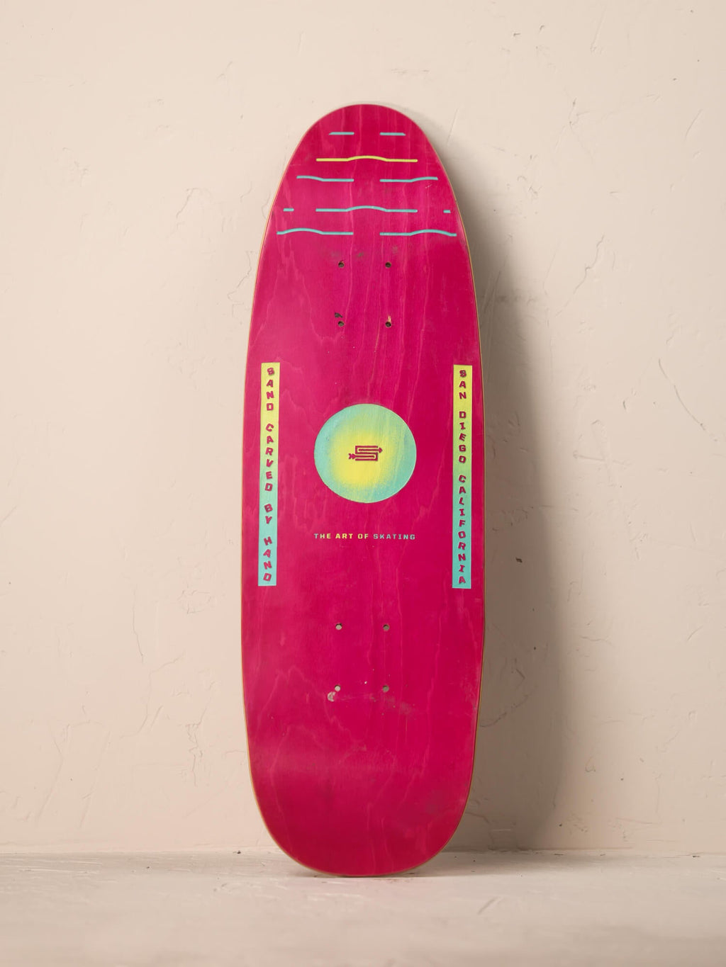 No Waves No Worries Full Carved E | Street Cruiser Deck