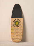 No Waves No Worries Half Carved E | Street Cruiser Deck