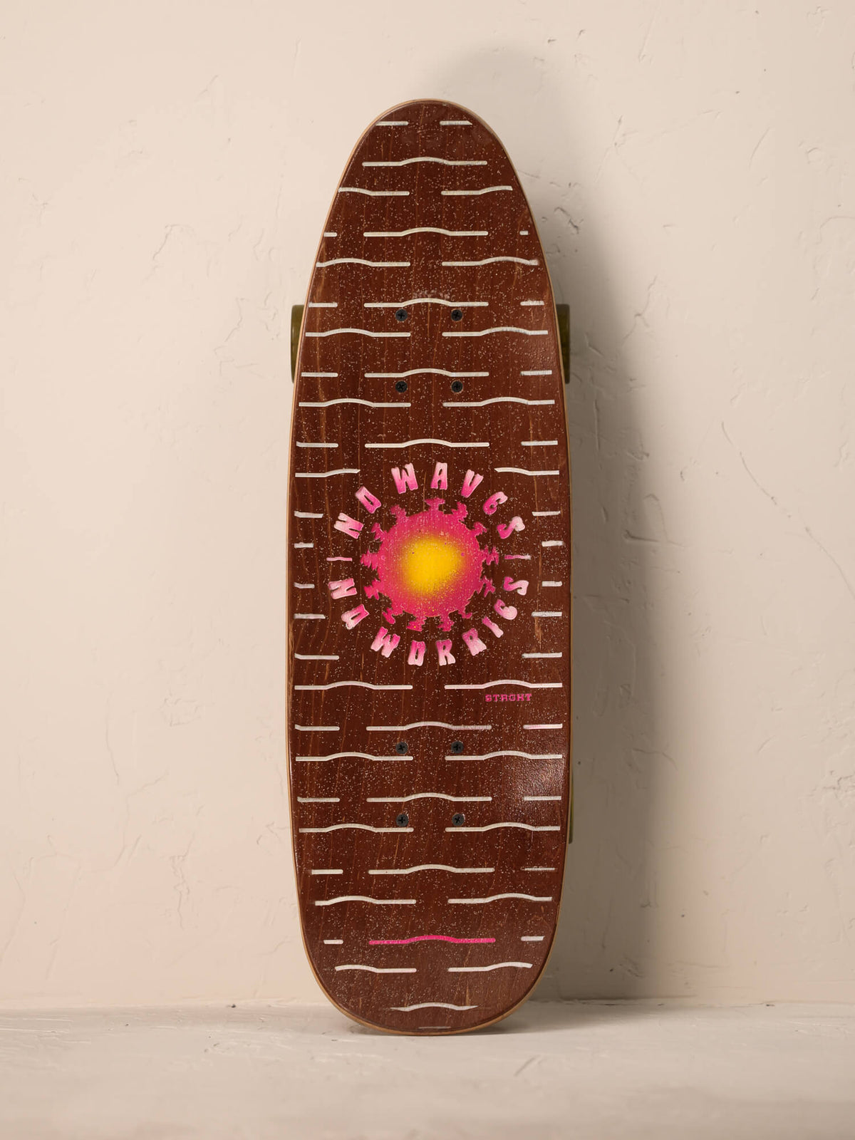 No Waves No Worries Full Carved A | Street Cruiser Complete