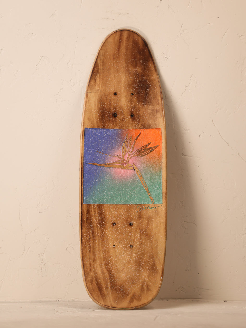 Bird of Paradise Half Carved A | Street Cruiser Deck