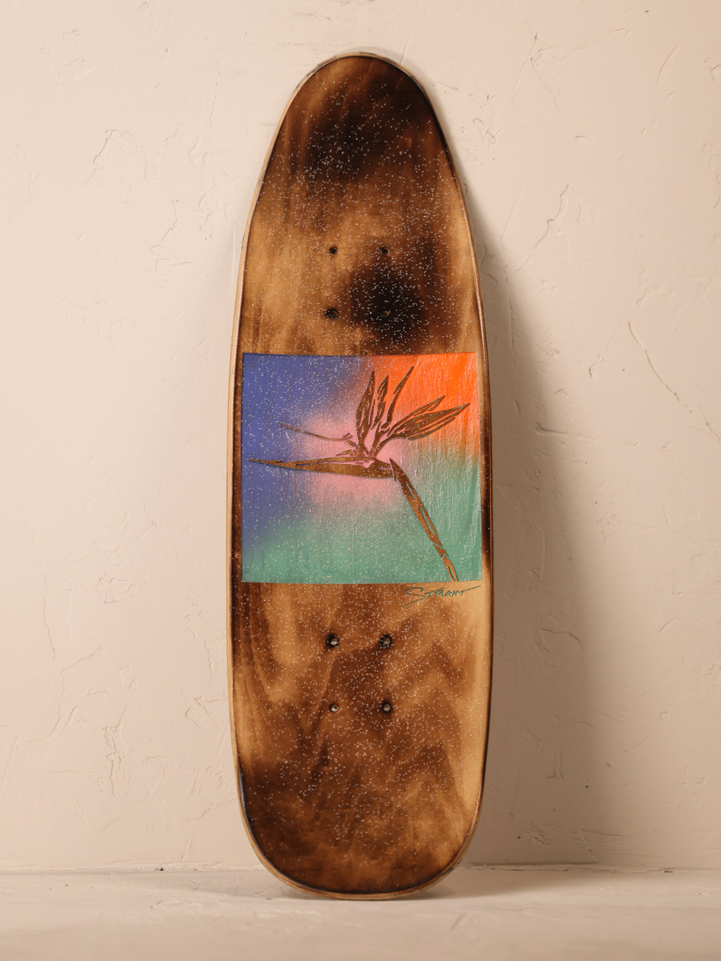 Bird of Paradise Half Carved B | Street Cruiser Deck