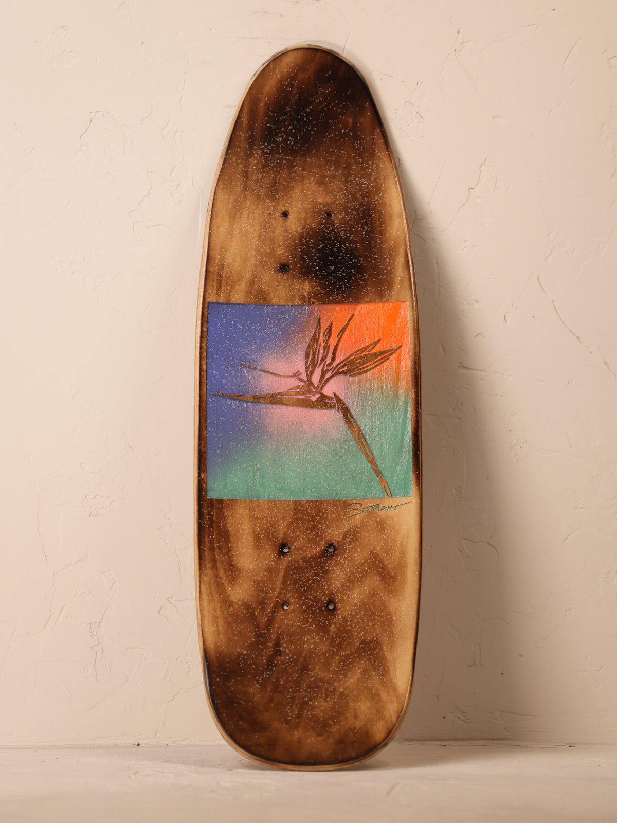 Bird of Paradise Half Carved B | Street Cruiser Deck