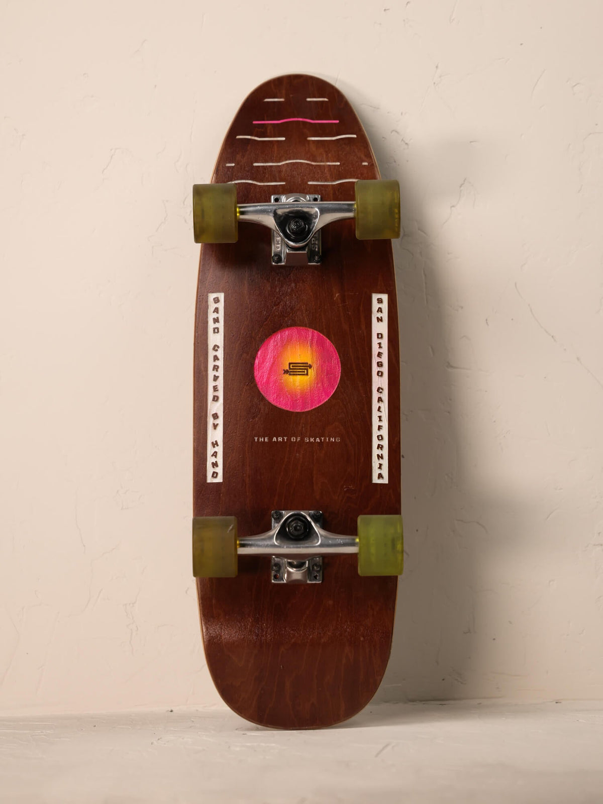 No Waves No Worries Half Carved A | Street Cruiser Complete