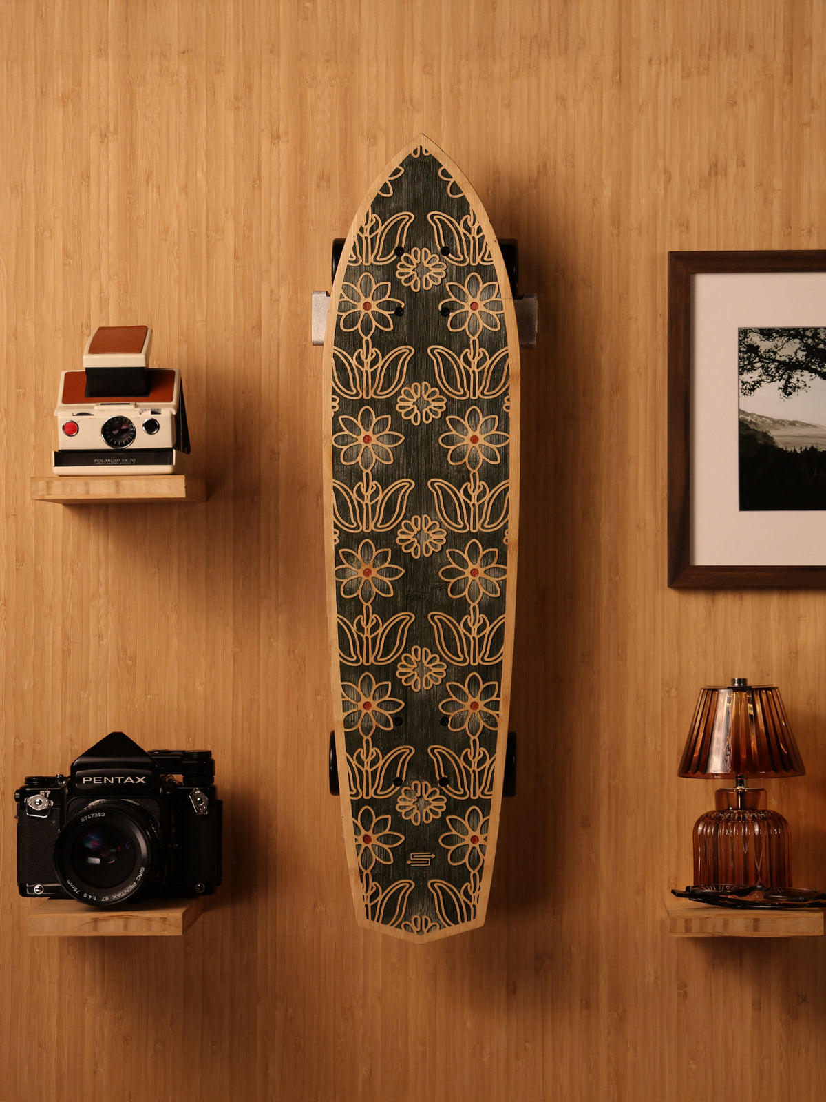 STRGHT boards displayed as wall art